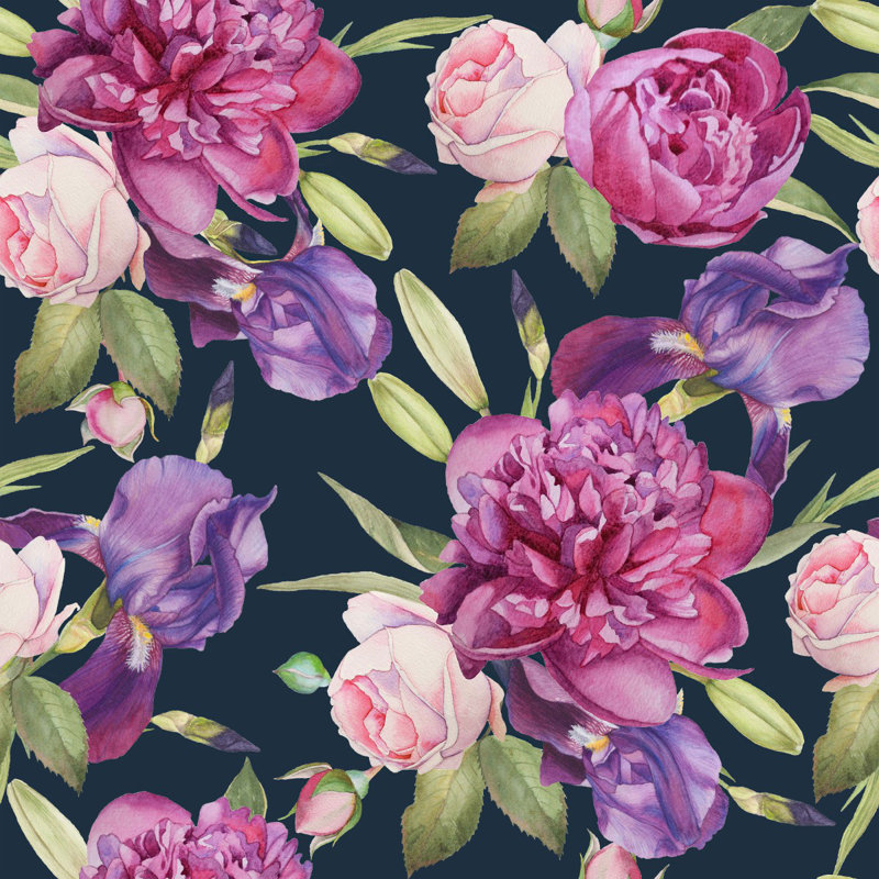 Peel & Stick Wall Mural, 10.42' W x 10.42' L