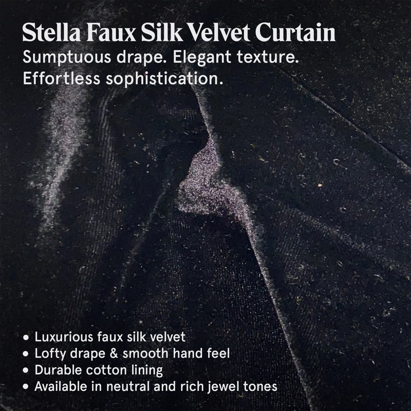Stella Faux Silk Velvet Embroidered Romantic Western 14x24 inch Lumbar Pillow, Black