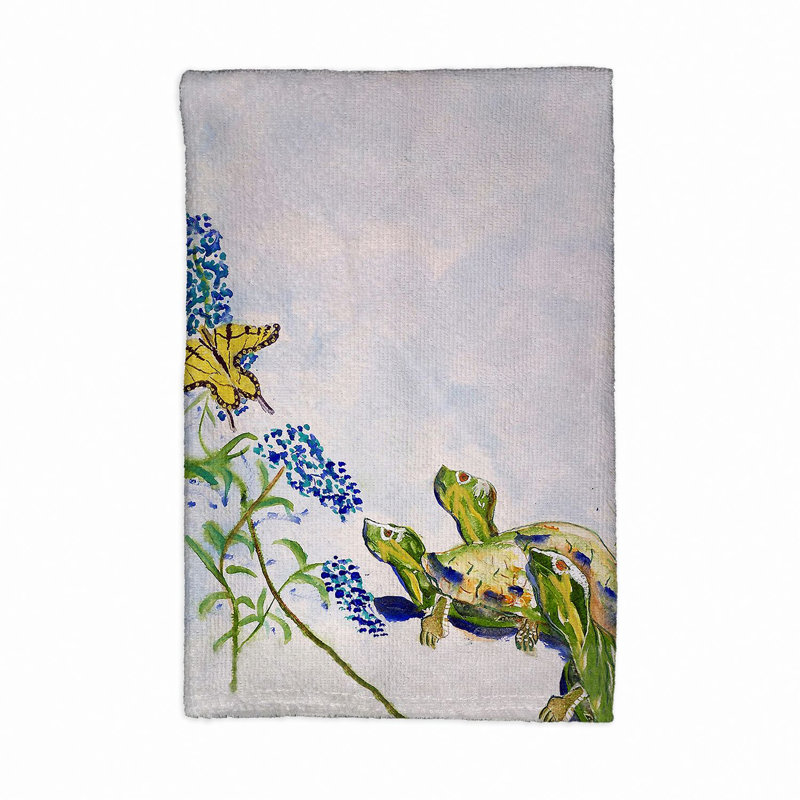 Serviette à thé et papillons