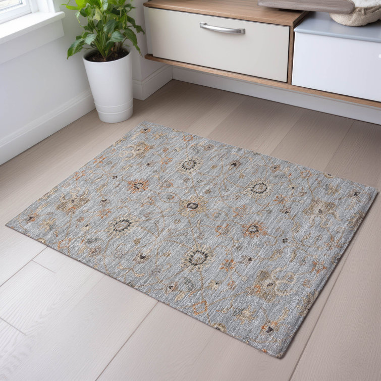 Premium Machine Washable Krause AMF1137 Global Rug