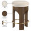 Tabouret de comptoir rembourré en velours Bocceli-1008462367-1008462366