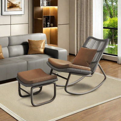 Chaise berçante écologique en PE