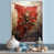 White Floater Framed