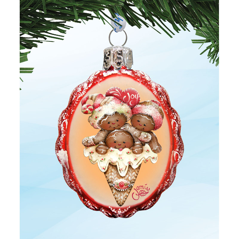 Ensemble d'ornement en forme de souvenir 3 pièces Holiday Splendor