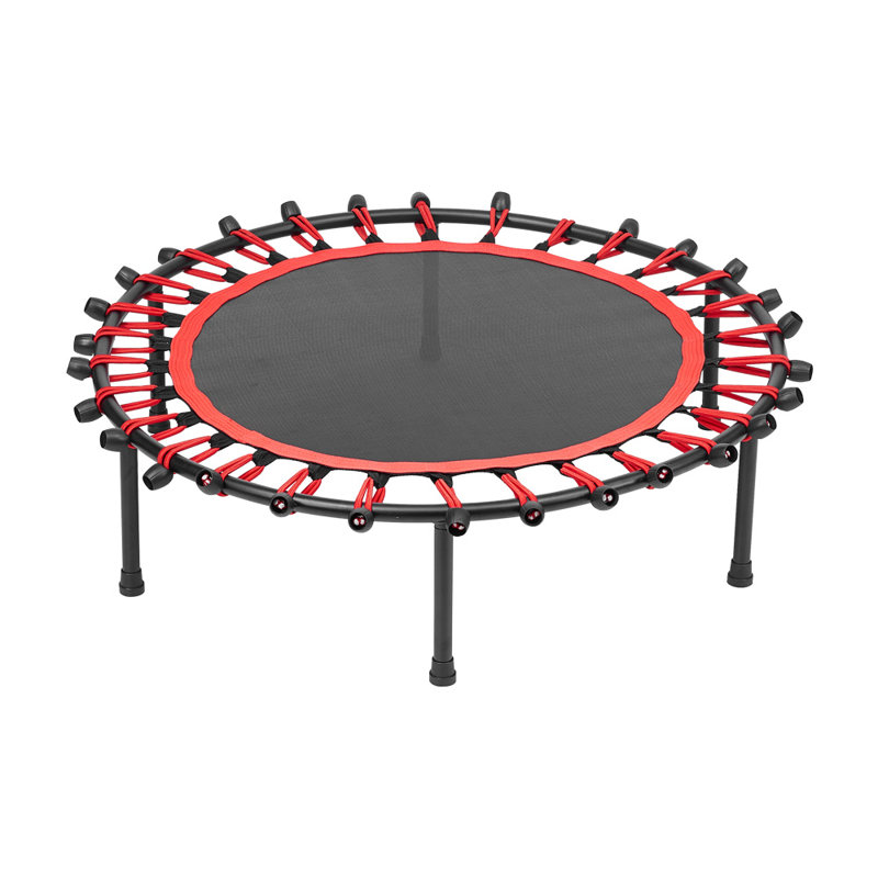 Freeport Park 101cm Round Backyard Trampoline, Black/Red