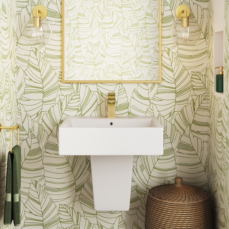 Lavabo de salle de bain mural deux pièces Concorde