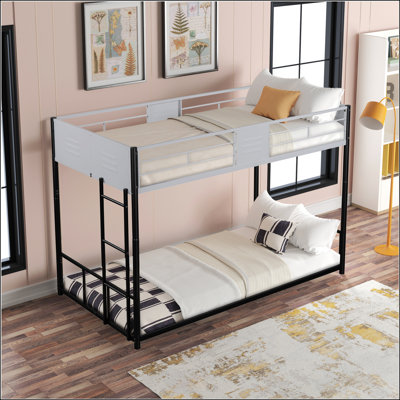 Metal Twin Over Twin Bunk Bed