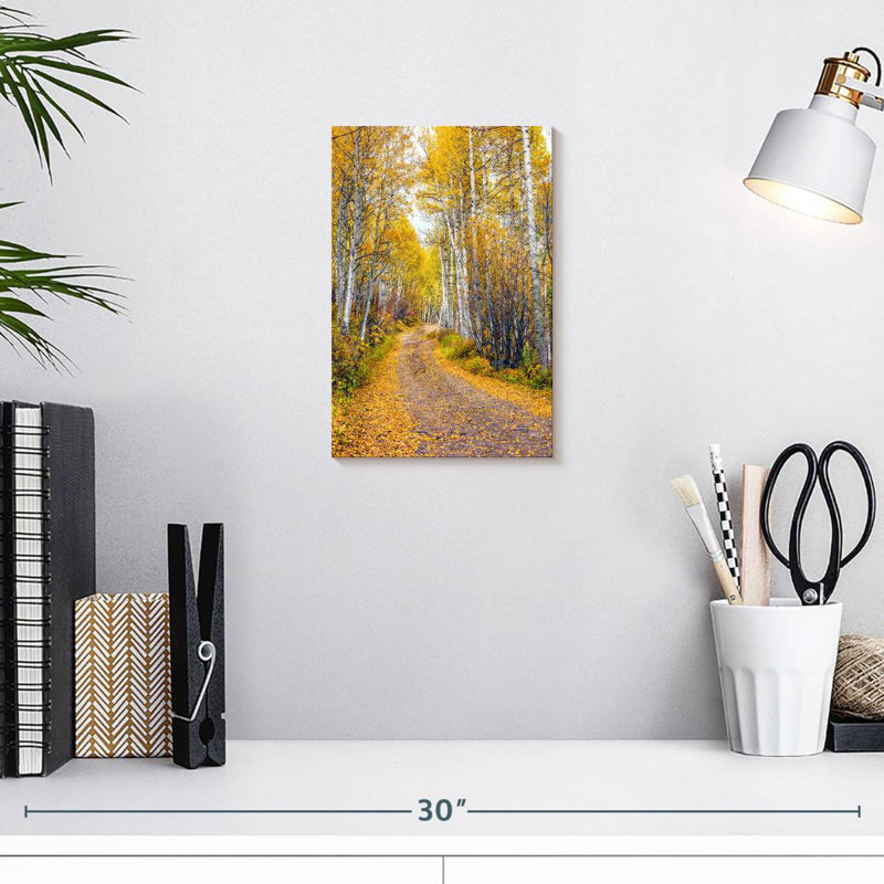 Alvord Fall In Aspen Colorado, 12" H x 8" W