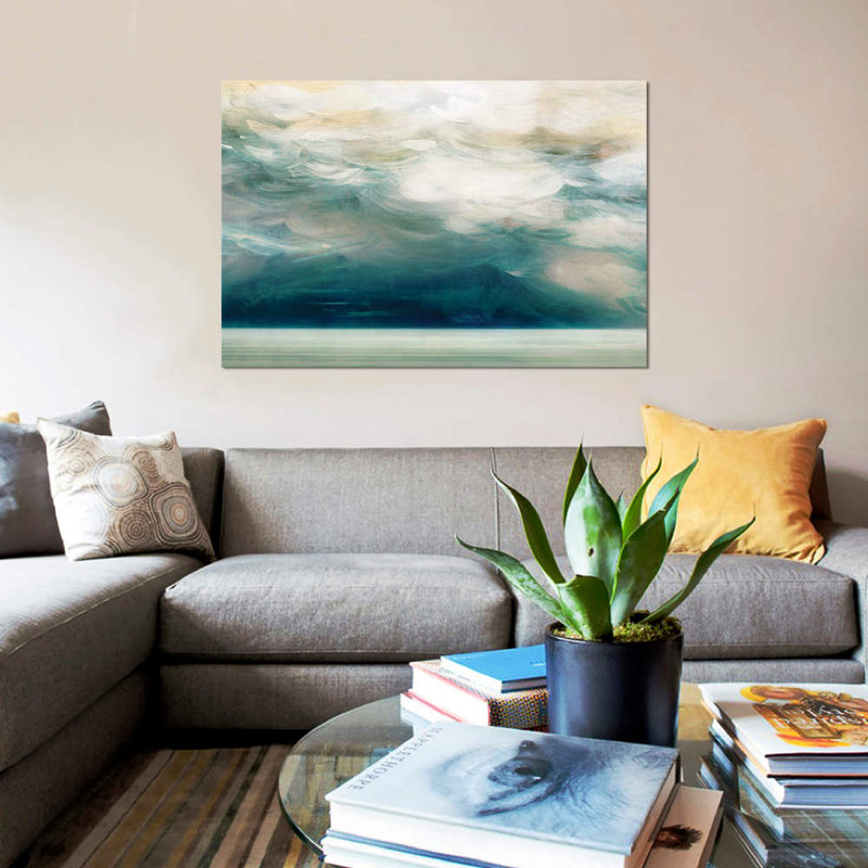 « ocean breeze ii », reproduction d’impression sur toile, H 8 po x l 12 po x P 0,75 po, Toile tendue, Pas de tapis