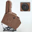 Fauteuil inclinable électrique avec base relevable et fonction de massage chauffant-2106598124