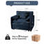 Fauteuil d'appoint surdimensionné en chenille surdimensionné-495586829-474339128