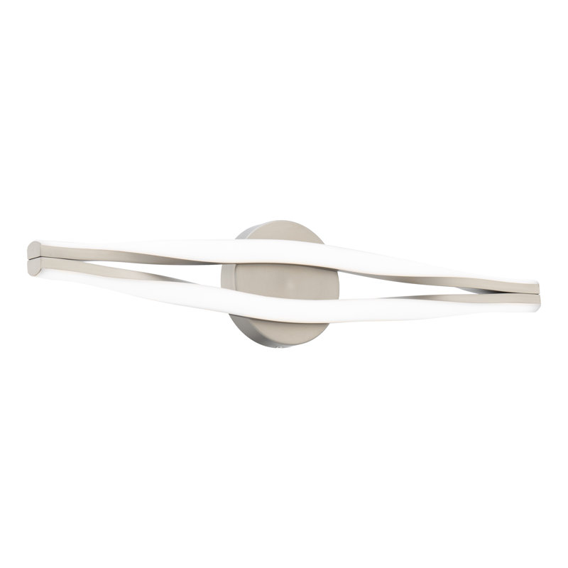 Jagger LED Bath Vanity & Wall Light, Brushed Nickel, 3000K