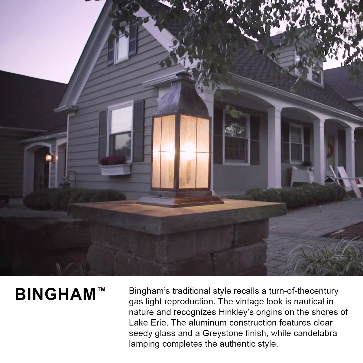 Bingham 2-Light Outdoor Wall Lantern, Sienna, No Bulb