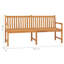 Orkin Solid Wood Teak Outdoor Bench-1145142290