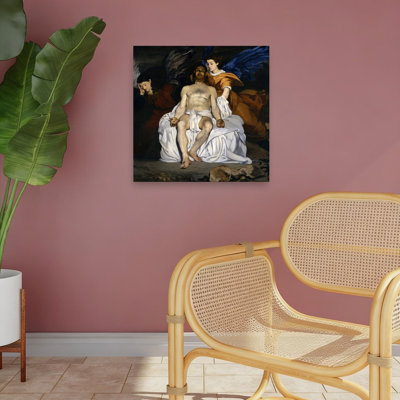 Le mort avec les anges, impression d'art mural classique abstrait contemporain