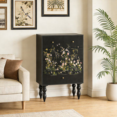 Armoire de rangement 5 tiroirs Vintage