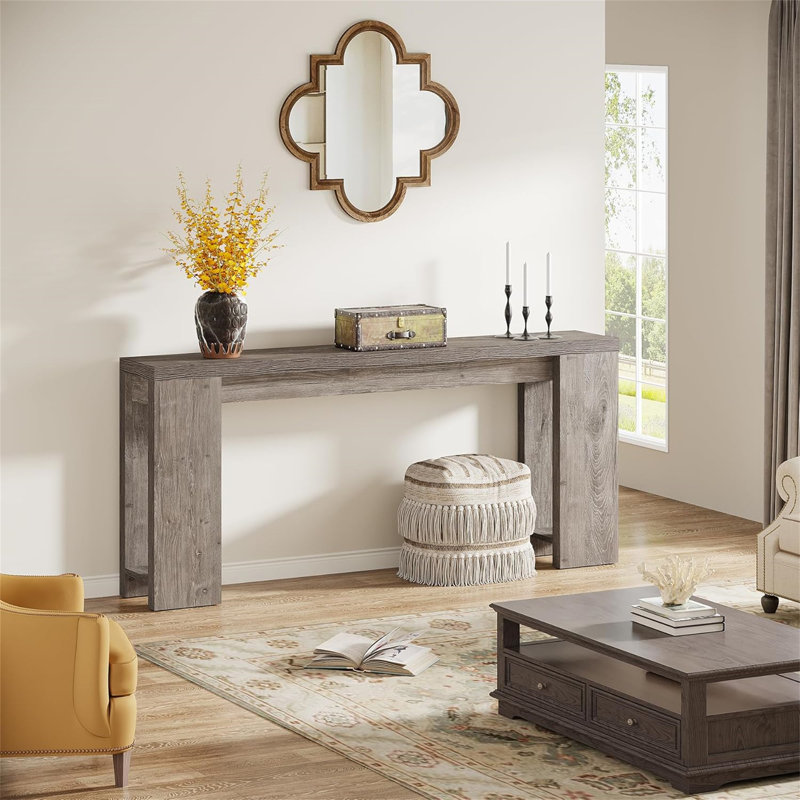70.9" Extra Long Farmhouse Console Table