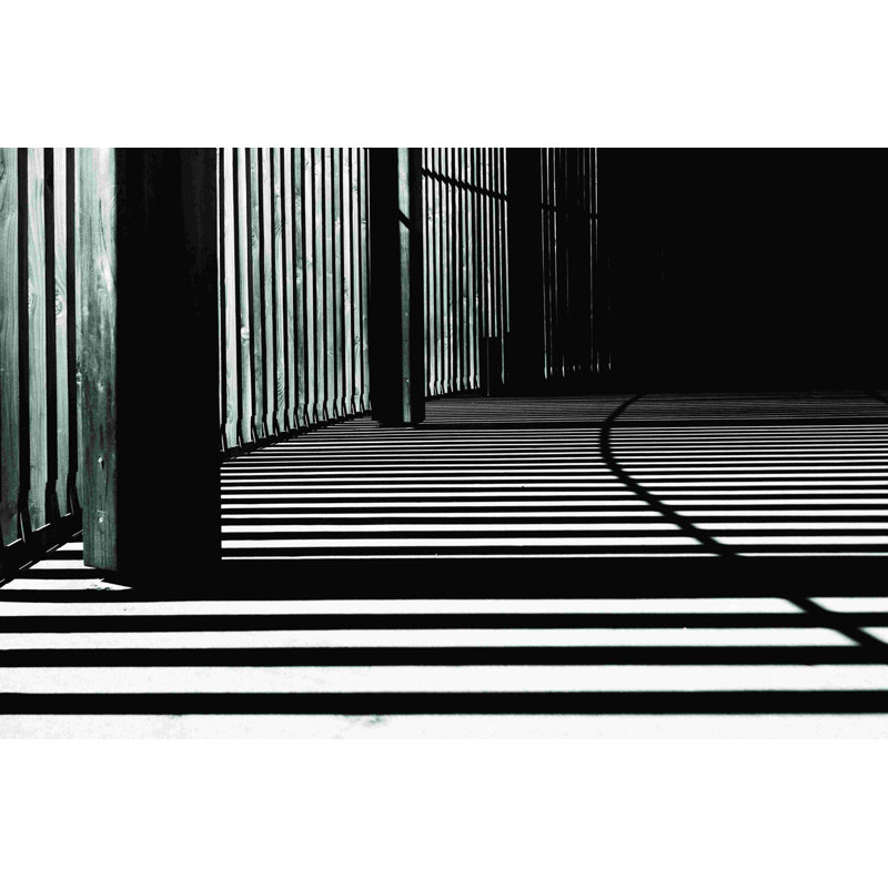 Black Stripes - Photographie sur toile tendue, H 20 po x l 30 po