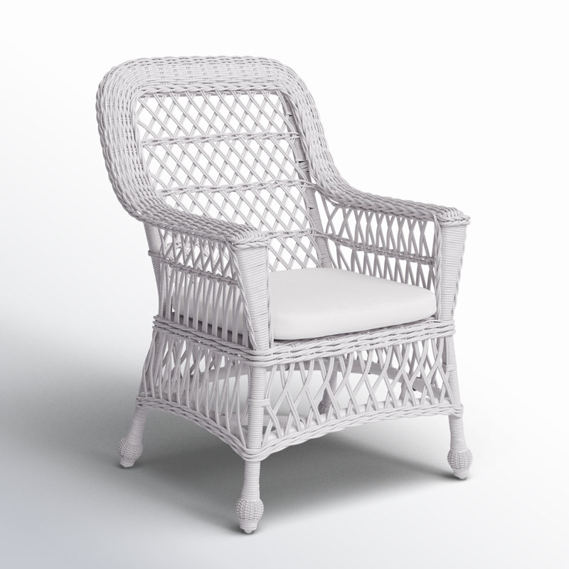 Outdoor Lounge Chair, White