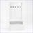 Entryway Hall Tree with Coat Rack, Shoe Storage Bench &amp; 5 Hooks | White | MDF