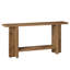 Table de canapé à double couche avec rangement, table de couloir, console