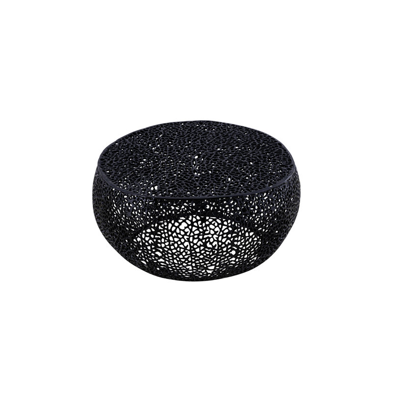 Round Coffee Table, Black