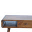 Table basse en bois massif avec rangement Cortazal