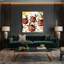 Art mural sur toile beige