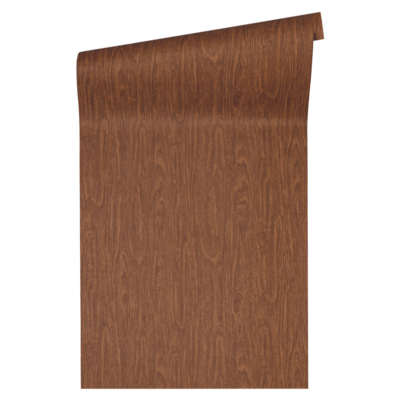 Averie 10.05m x 70cm Matte Wallpaper Roll, Brown/Terracotta/Red
