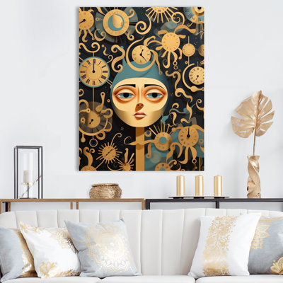 Retro Futurism Timeless Beauty, reproduction d'art sur toile