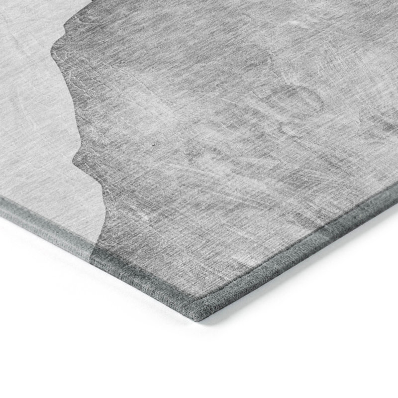 Alfonzo Washable Abstract Indoor / Outdoor Rug, Rectangle 9' x 12'