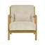 Fauteuil d'appoint en velours côtelé Corduroy
