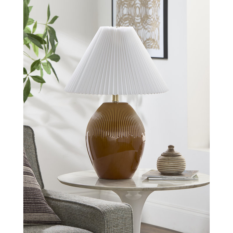 Stoltzmann Table Lamp, Brown