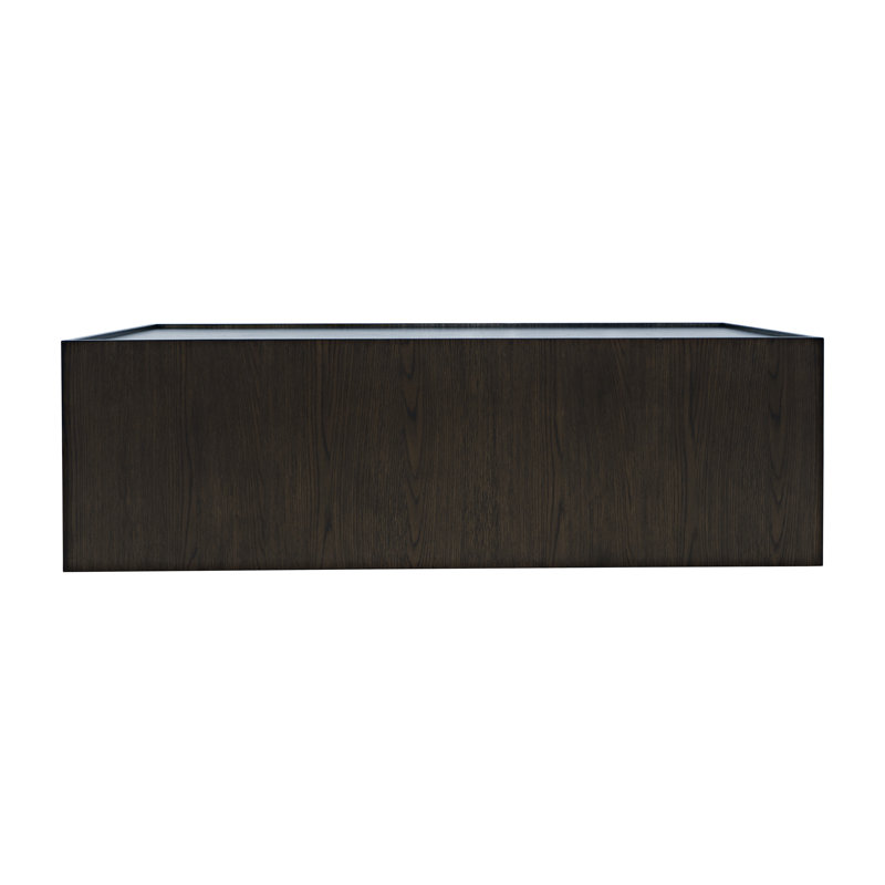 Table basse Nicci Hewitt, Bois brun foncé