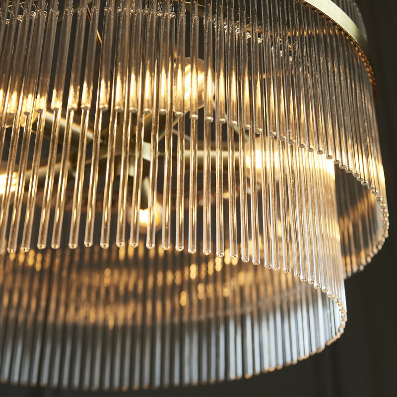 Geira 5 - Light Unique/Statement Chandelier, Antique Brass
