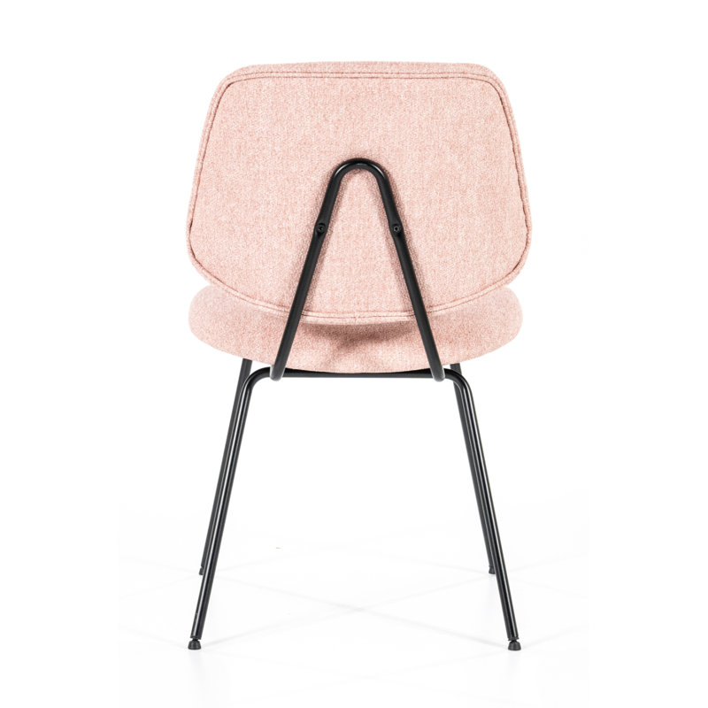 Lynn Upholstered Dining Chair, Pink