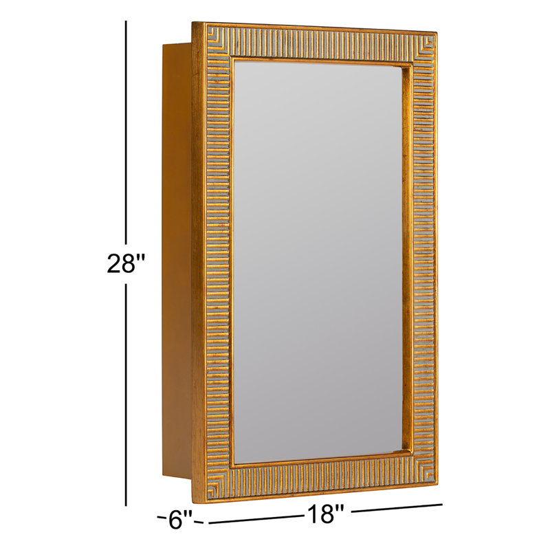 18'' W Mirrored Medicine Cabinet