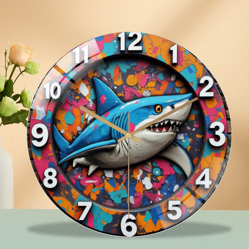 Horloge murale Shark