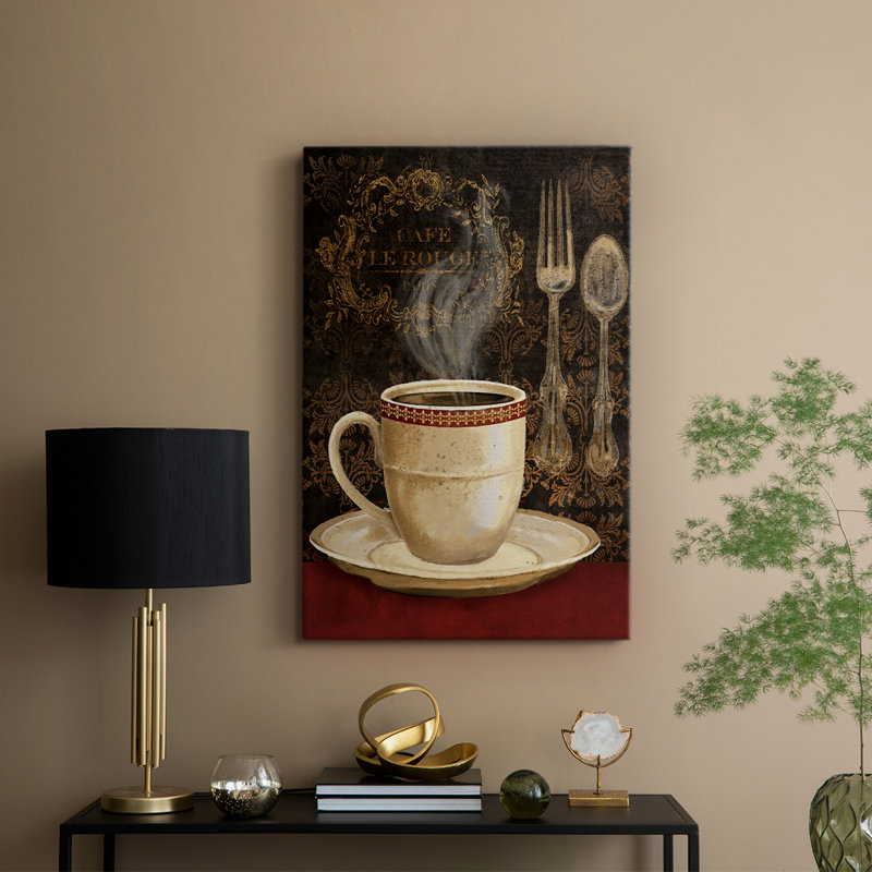 Café Le Rouge -Gallery Wrapped Cavas, 60" H x 40" W