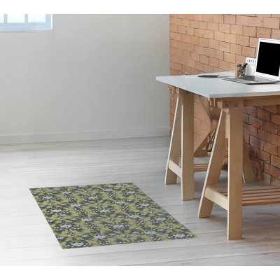 Tapis de bureau léger Ogee Leaf