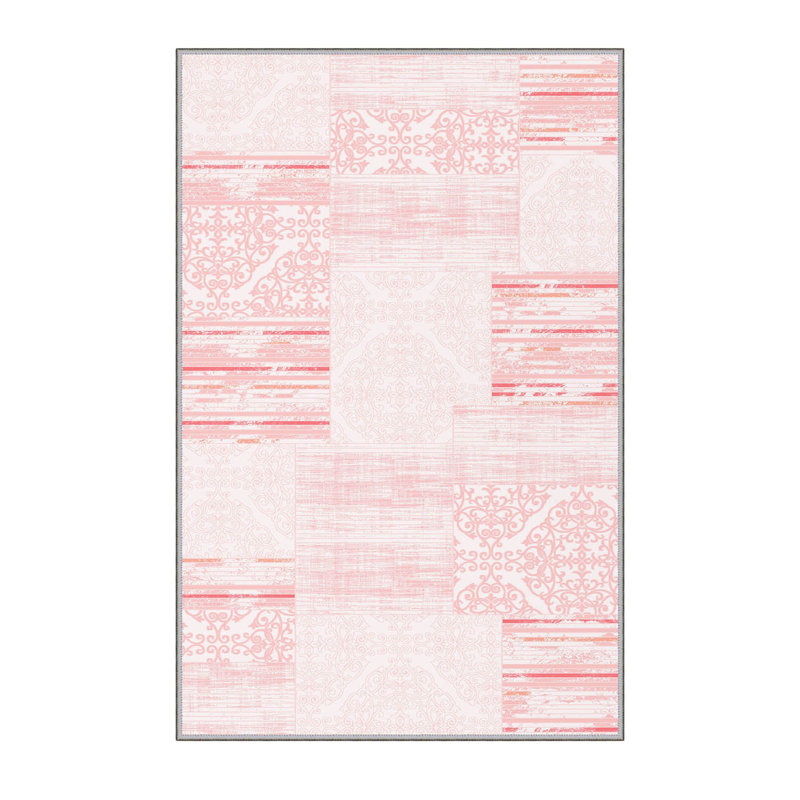 High-Quality 3D Printed Area Rug (2.6 x 4.0 ft), 100% Polyester, 0.3 in Pile Height | Antibacterial, Non-Slip PVC Felt Dot Underside | Machine Washable, Elegant Design for Living Room, Bedroom & Office
