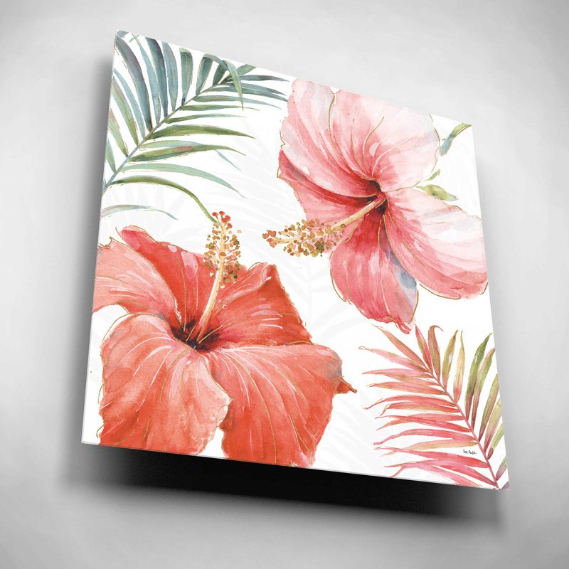 «Tropical Blush III» par Lisa Audit, H 12 po x l 12 po x P 0,13 po