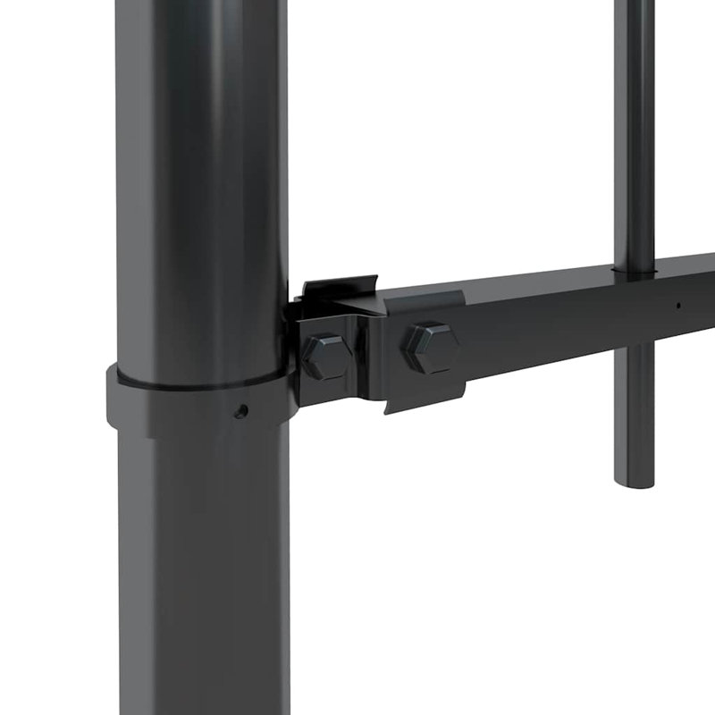 Cirincione Garden Fence with Hoop Top Steel, 150cm H x 180cm L