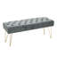 Velvet Upholstered Bench