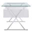 Bureau 71 "avec plateau en verre par Modway