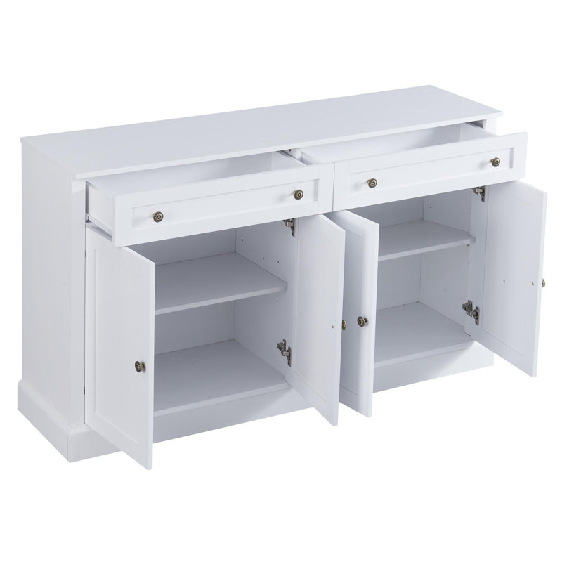 Armoires 4 portes de style campagnard, Blanc
