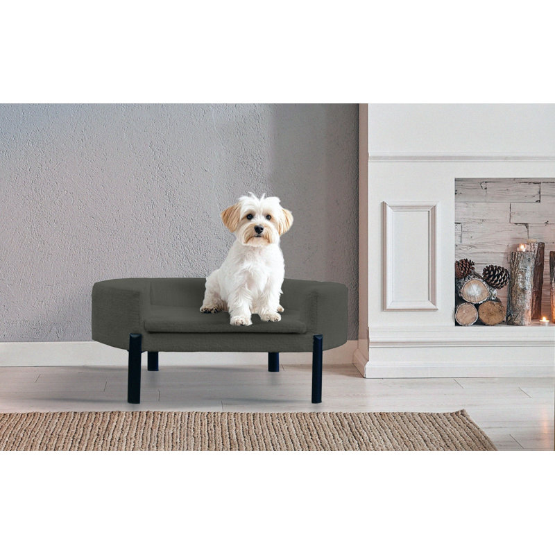 Polyester Pet Bed, Grey