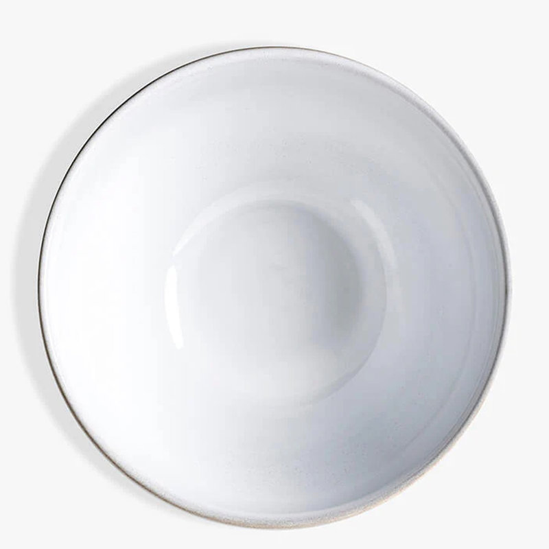 400ml Stoneware Cereal Bowl, White