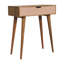 Solid Wood Mini Pink Dressing Table, 4 Compartments, Nordic Legs