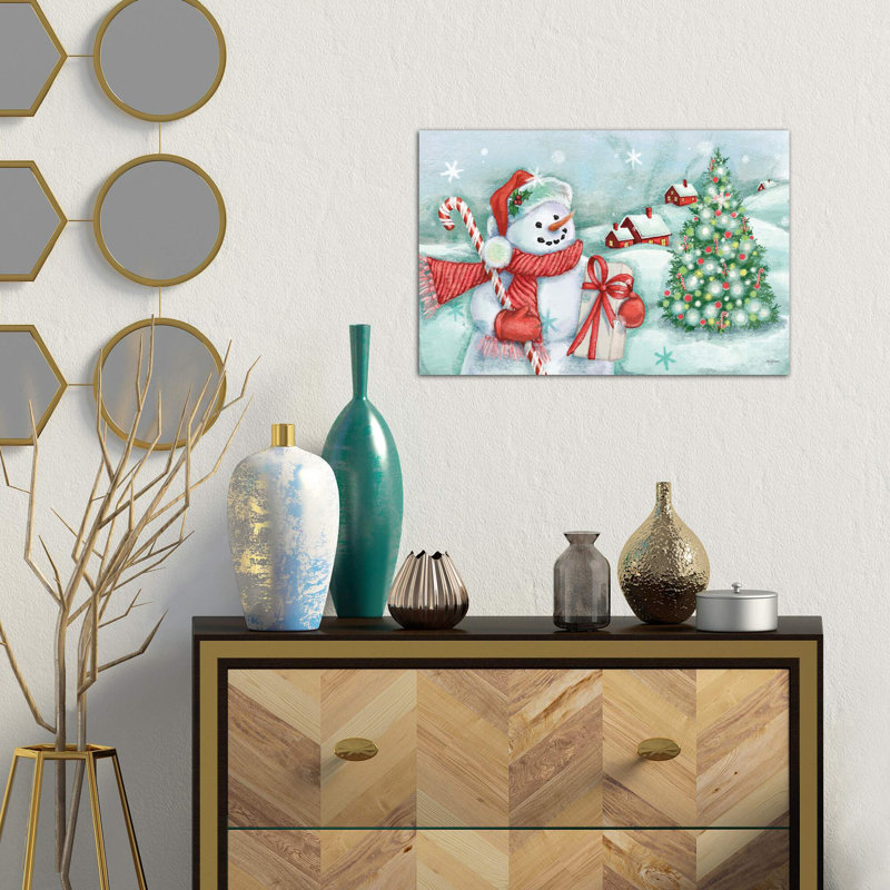 Classic Snowmen I by Mary Urban - Wrapped Canvas Print, 66.04 cm H x 45.72 cm W x 3.175 cm D